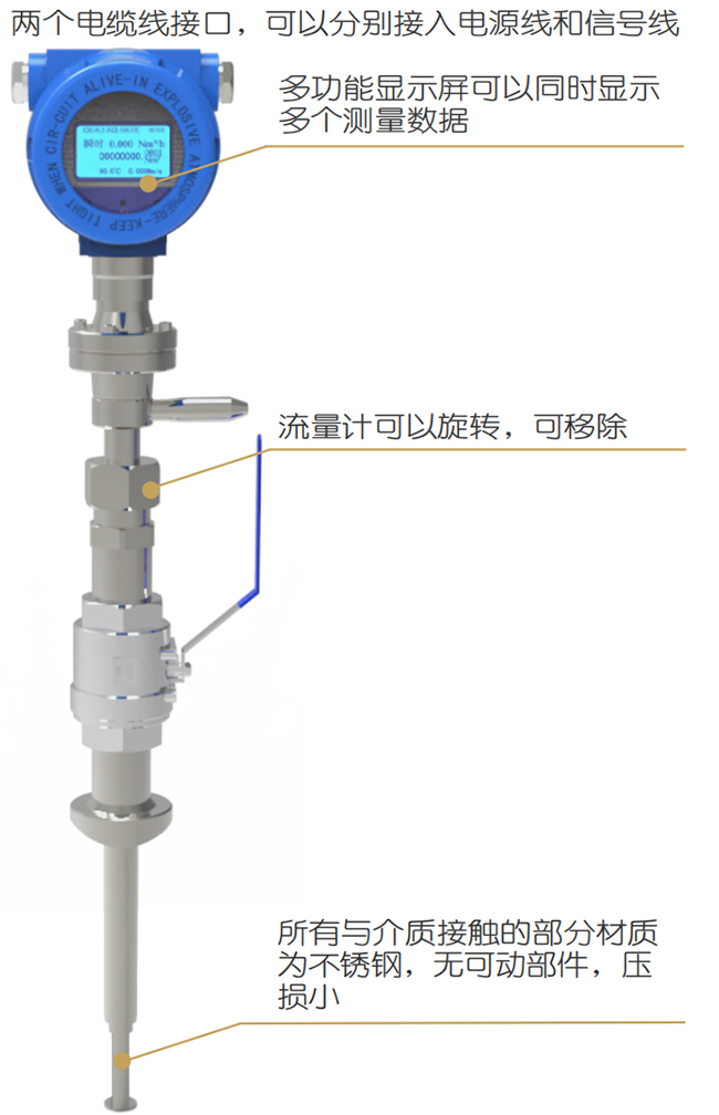 煙氣流量計結構圖